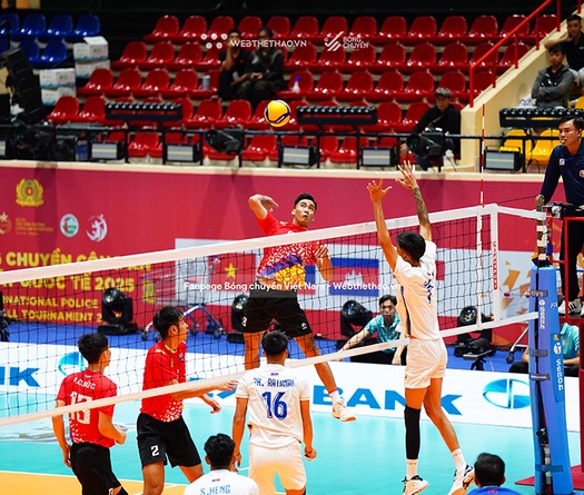 2 khách mời quốc tế chất lượng thể hiện đẳng cấp tại giải bóng chuyền Công An Cảnh Sát Quốc Tế 2025