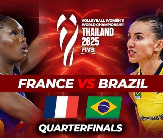 Link trực tiếp tứ kết giải bóng chuyền vô địch thế giới hôm nay: Brazil vs Pháp