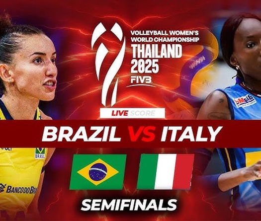 Link trực tiếp bán kết giải bóng chuyền vô địch thế giới hôm nay: Brazil vs Ý