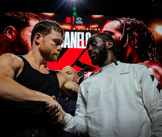 Trận Canelo vs Crawford hé lộ cân nặng "khủng" của nhà vô địch tuyệt đối