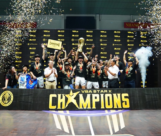 Đánh bại Nha Trang Dolphins sau 3 lượt trận chung kết, Hanoi Buffaloes vô địch VBA 2025