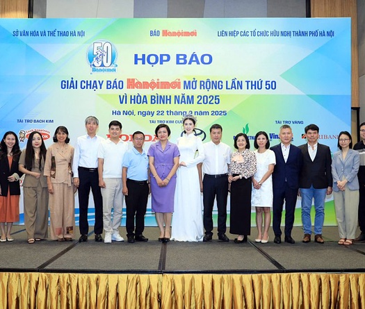 Giải chạy báo Hànộimới 2025 với tổng giải thưởng 250 triệu đồng quy tụ 3000 người tham dự