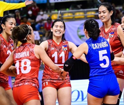 Bóng chuyền nữ Philippines giành tấm vé sớm 4 năm tham dự giải vô địch thế giới