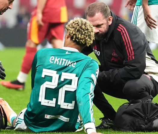 Đêm thảm hoạ của Liverpool khi thua Galatasaray giữa nỗi lo chấn thương kép