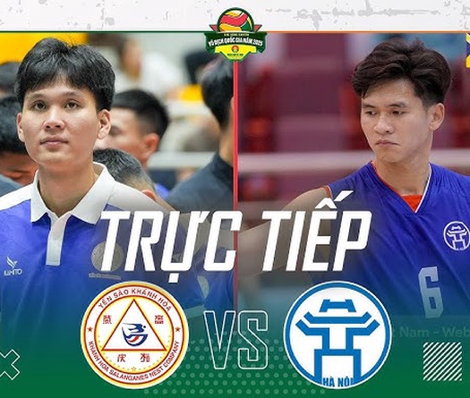 Link trực tiếp giải bóng chuyền VĐQG hôm nay: Sanest Khánh Hoà vs Hà Nội