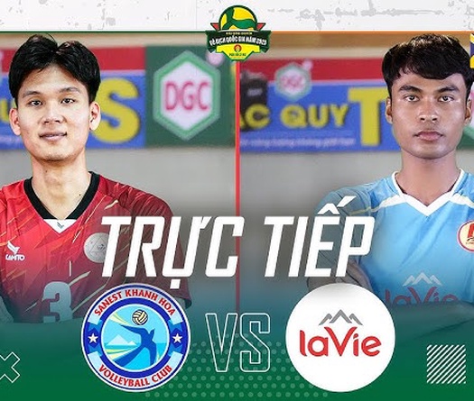 Link trực tiếp giải bóng chuyền VĐQG hôm nay: Sanest Khánh Hoà vs Lavie Tây Ninh