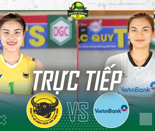 Link trực tiếp bán kết giải bóng chuyền VĐQG hôm nay: VTV Bình Điền Long An vs Vietinbank