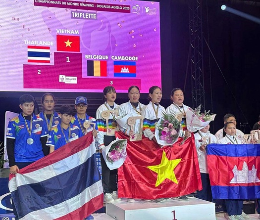 Bi sắt Việt Nam vô địch thế giới sau khi vượt qua Thái Lan