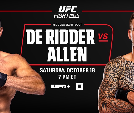 Trực tiếp UFC Vancouver: Reinier de Ridder vs. Brendan Allen