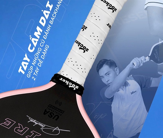Vợt Zocker Aspire Phúc Huỳnh: Định nghĩa lại trải nghiệm chơi pickleball chuyên nghiệp
