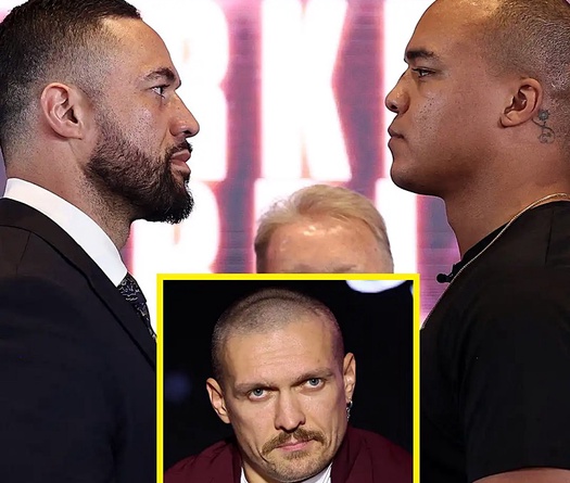 Usyk bị "cà khịa" trước màn so găng Joseph Parker vs Fabio Wardley