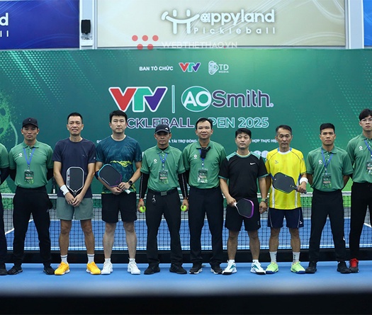 Lịch thi đấu VTV A.O. SMITH Pickleball Open 2025 ngày 25/10