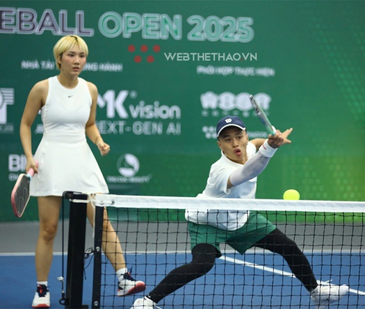 Phong WIlson và Diệu Hương đăng quang nội dung đôi nam nữ dưới 35 VTV A.O Smith Pickleball Open 2025