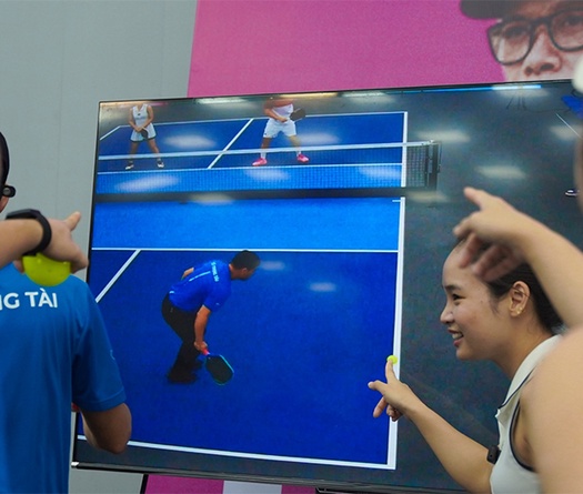 Cận cảnh công nghệ VAR được áp dụng tại VTV A.O SMITH Pickleball Open 2025