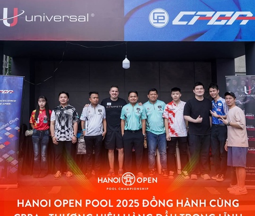 CPBA với dấu ấn trong thành công của Hanoi Open Pool 2025