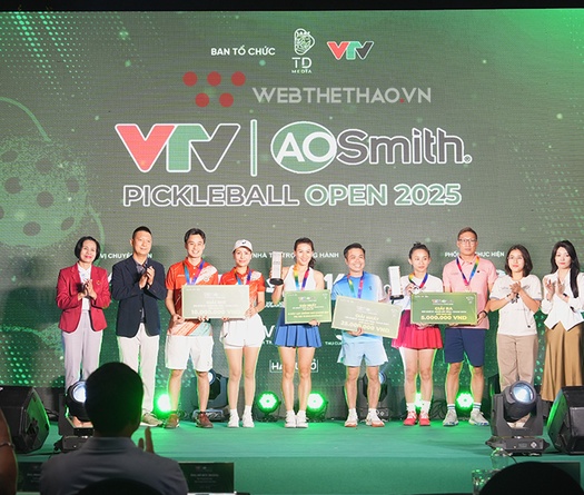 Lễ bế mạc và trao giải VTV A.O. Smith Pickleball Open 2025