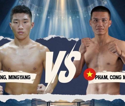 Trực tiếp MMA: Phạm Công Minh đối đầu võ sĩ Trung Quốc tại WXF