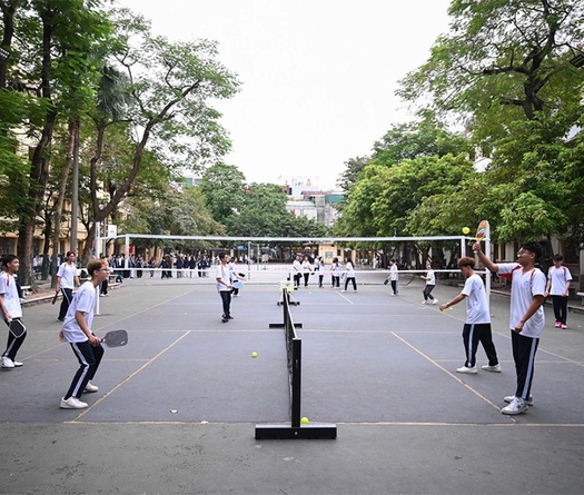 Pickleball "cháy lớp" tại Đại học Kinh tế Quốc dân, mở ra xu hướng giáo dục thể chất mới