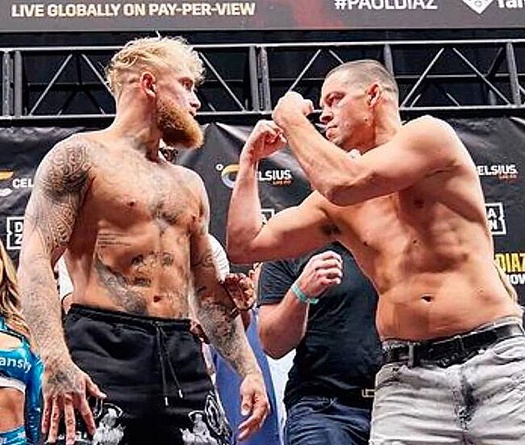Nate Diaz tuyên bố "đồng ý so găng với Jake Paul" trước hơn 7 triệu người