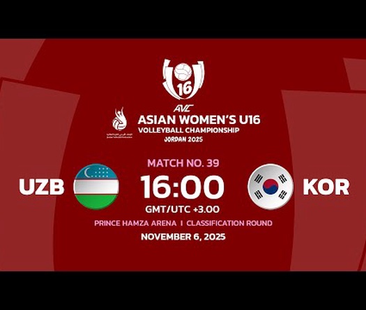 Link trực tiếp giải bóng chuyền U16 vô địch châu Á: Hàn Quốc vs Uzbekistan