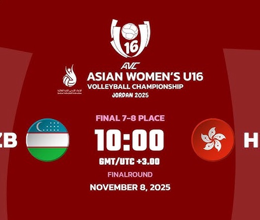 Link trực tiếp giải bóng chuyền U16 vô địch châu Á: Uzbekistan vs Hồng Kông Trung Quốc