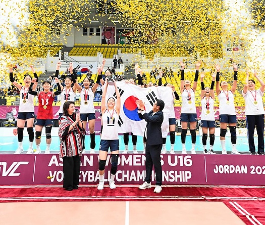 Hàn Quốc vô địch sau 5 set nghẹt thở giải bóng chuyền nữ U16 vô địch châu Á