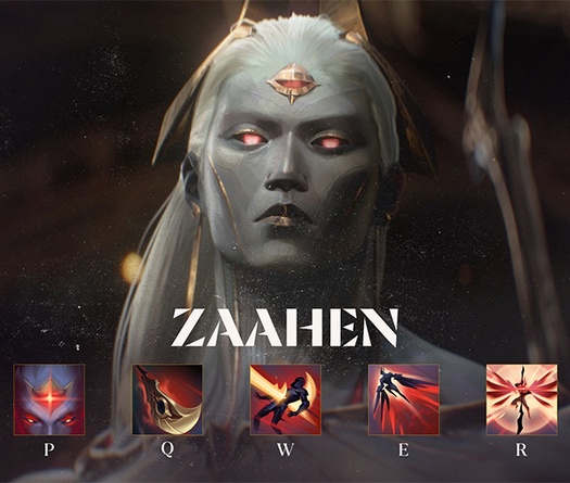 Chi tiết kỹ năng Zaahen - Tướng mới LMHT chuẩn bị ra mắt tháng 11/2025