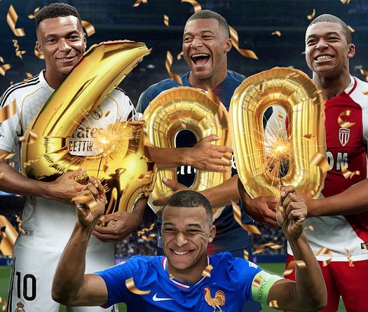Sau 400 bàn thắng Mbappe nói về mốc... 1000 bàn cùng Ronaldo