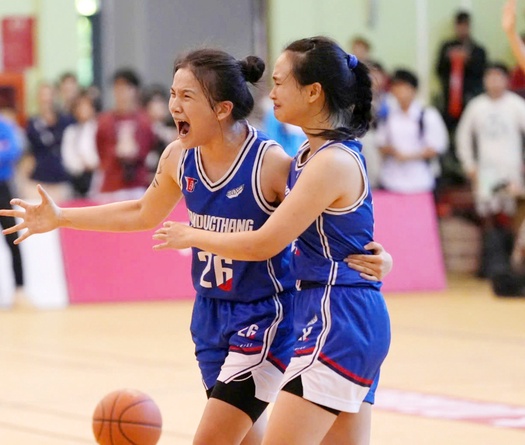 Thắng đúng 1 điểm trận chung kết, đội nữ Đại học Tôn Đức Thắng vô địch NUC 2025 Cúp TV360