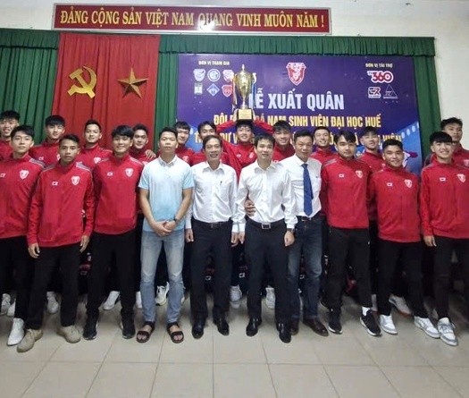 Đại học Huế quyết tâm trước giờ lên đường dự VCK Giải bóng đá sinh viên toàn quốc 2025 – Cúp TV360