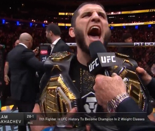 Islam Makhachev áp đảo hoàn toàn Jack Della Maddalena, lên ngôi tại UFC 322