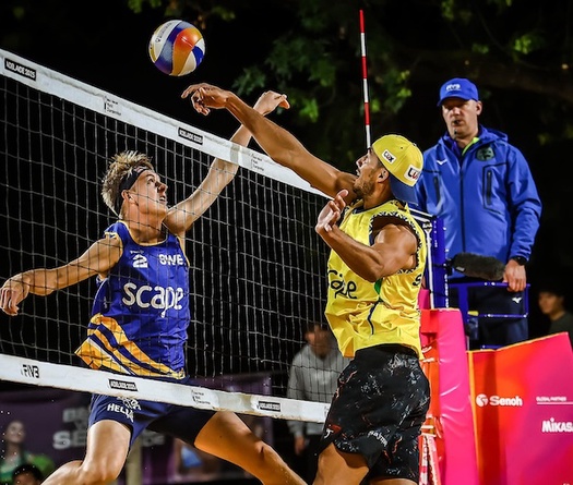 Ahman & Hellvig viết tiếp câu chuyện kỳ tích tại Giải vô địch bóng chuyền bãi biển FIVB Adelaide