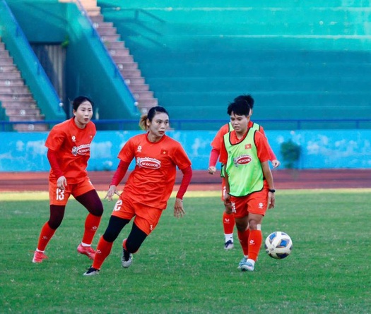 Chuẩn bị cho SEA Games 33, ĐT nữ Việt Nam rèn quân tại Phú Thọ trước khi sang Nhật Bản