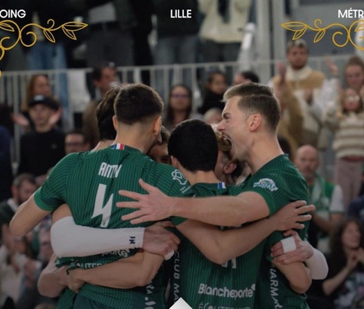 Tourcoing Bay đạt bước tiến lớn ở Ligue A bóng chuyền Pháp