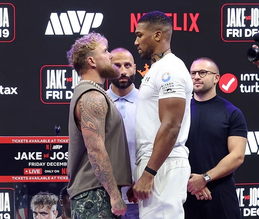 Anthony Joshua vs Jake Paul chốt danh sách các trận undercard