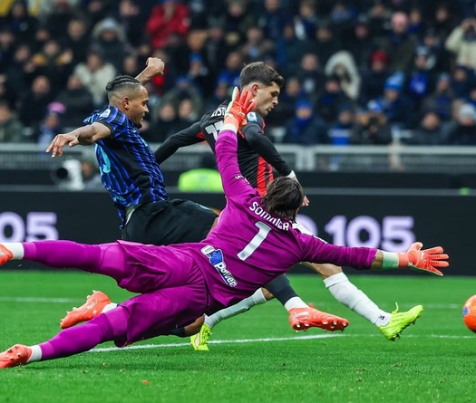 Inter Milan thực hiện 20 cú sút nhưng vẫn thua AC Milan trong trận derby