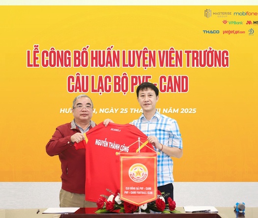 PVF CAND chính thức ra mắt HLV Nguyễn Thành Công