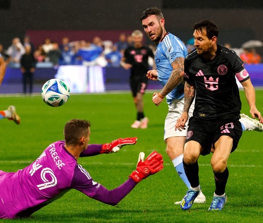 Thống kê gây sốc về hàng phòng ngự NYCFC tại vòng Playoffs MLS để chống lại Messi