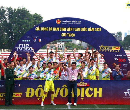Đại học Huế vô địch Giải bóng đá Sinh viên toàn quốc 2025 – Cúp TV360