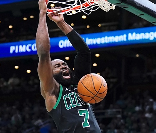 Thống kê ấn tượng NBA: Jaylen Brown đạt cột mốc 500 điểm nhanh thứ 3 lịch sử Boston Celtics