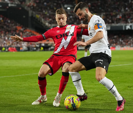 Tỷ lệ kèo trận Rayo Vallecano vs Valencia, 3h00 ngày 2/12, La Liga