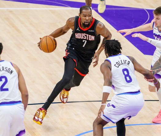 Kevin Durant tái xuất hoàn hảo, Houston Rockets dạy cho Utah Jazz một bài học về phòng ngự