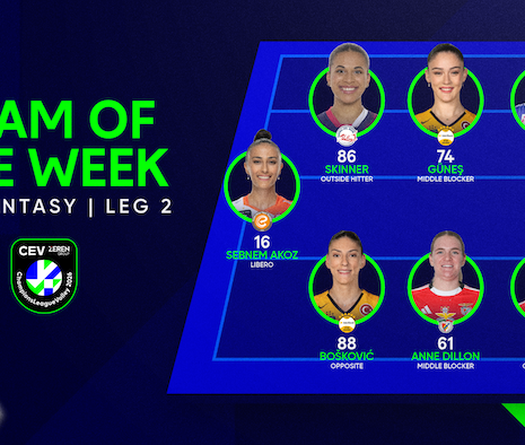 CEV Champions League công bố “Fantasy Team of the Week” — tôn vinh những ngôi sao tỏa sáng