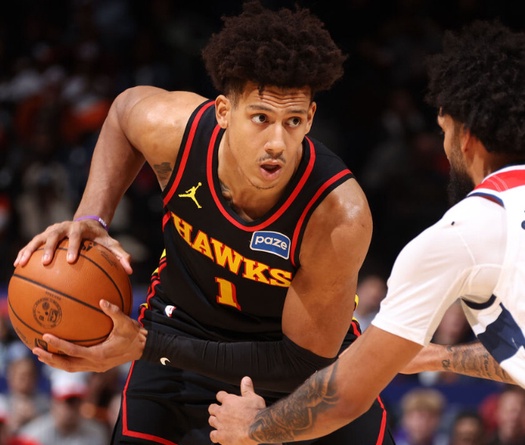 Ứng viên MIP Jalen Johnson lập cú đúp triple-double trong 2 ngày, gánh vác Atlanta Hawks