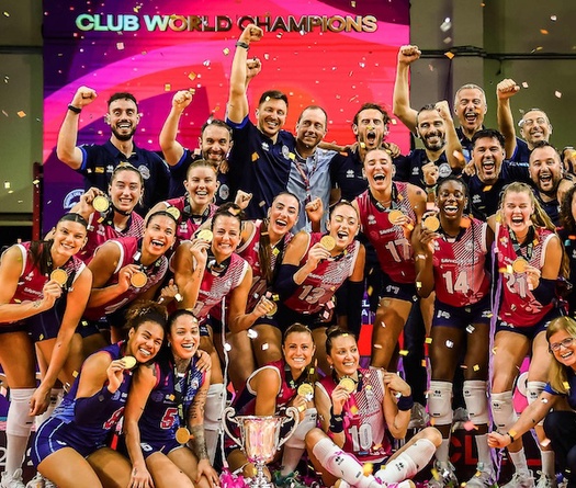 Scandicci lên ngôi vô địch lịch sử Giải Vô địch Câu lạc bộ Bóng chuyền Nữ Thế giới