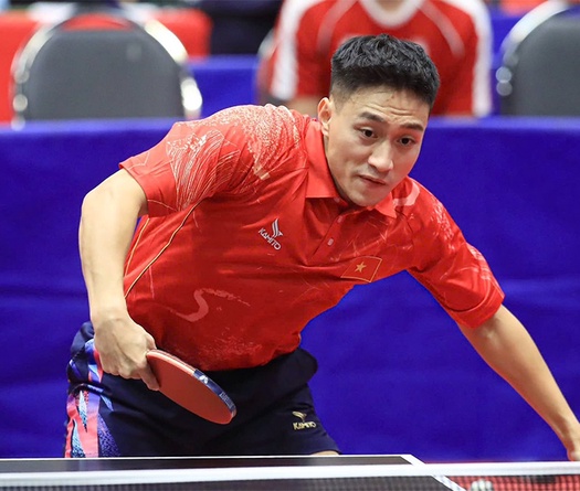 Nguyễn Anh Tú vào tứ kết bóng bàn đơn nam SEA Games 33, cùng nhánh với Quek Izzac