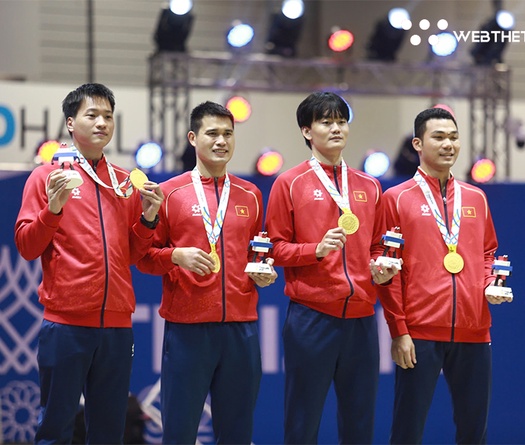 Bảng tổng sắp huy chương SEA Games 33 ngày 19/12