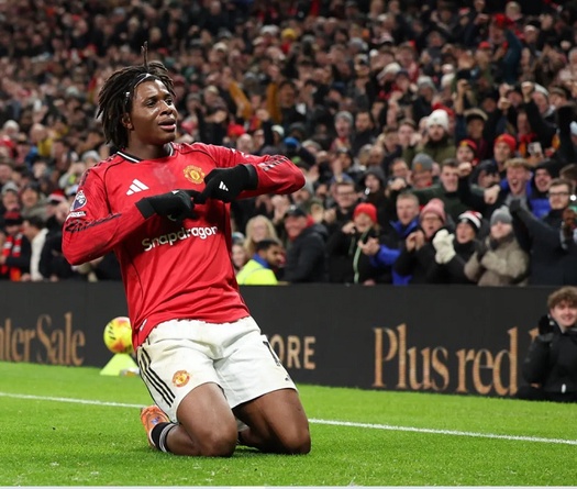 Cú vô lê của Dorgu giúp MU giành chiến thắng trong ngày Boxing Day