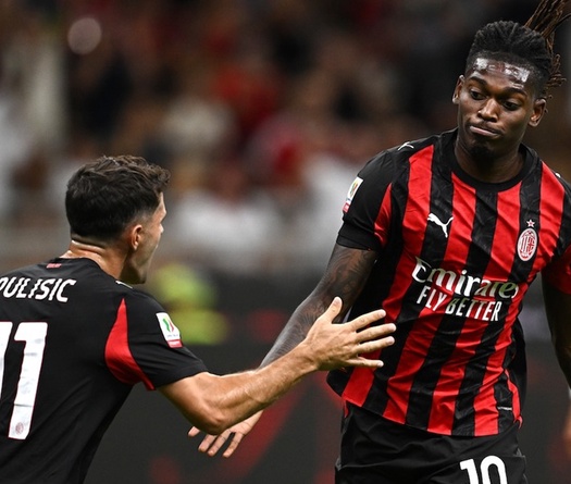 Pulisic chỉ chơi cùng Leao 135 phút nhưng vẫn là siêu dứt điểm của AC Milan