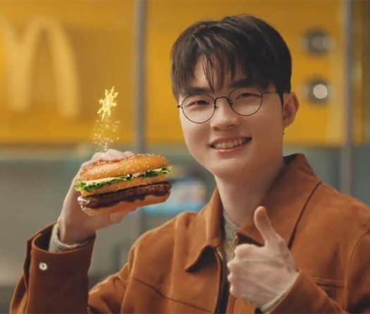Faker được chọn làm gương mặt đại diện mới cho chiến dịch của McDonald’s